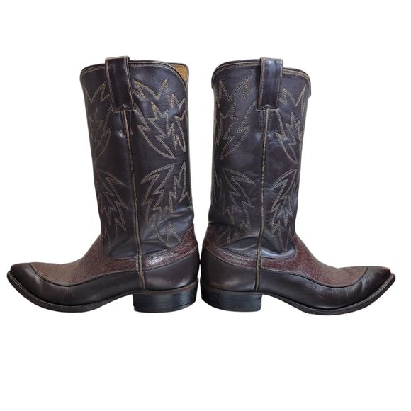 Justin‎ Vintage Exotic Caribou Cowboy Boots Women\'s Size 7D main image 6